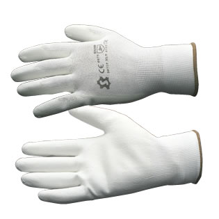 Par guantes nylon con poliuretano